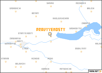 map of Pravyye Mosty