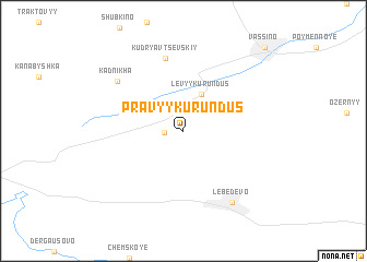 map of Pravyy Kurundus