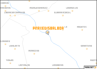 map of Praxedis Balboa