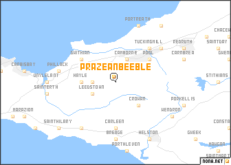 map of Praze an Beeble