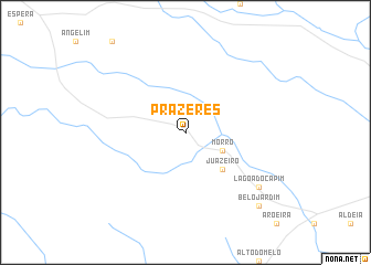 map of Prazeres