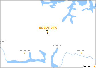 map of Prazeres