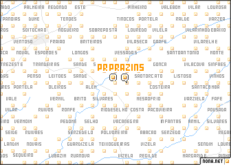 map of Prazins