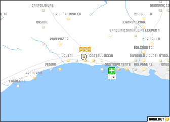 map of Pra