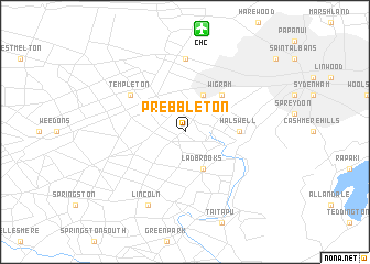 map of Prebbleton