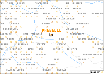 map of Prebello