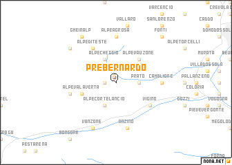 map of Prebernardo