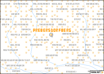 map of Prebersdorfberg