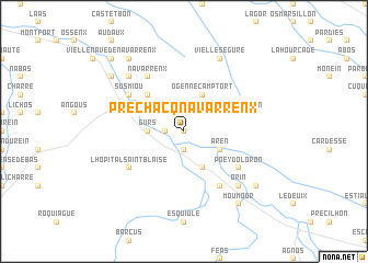 map of Préchacq-Navarrenx