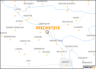 map of Prechistoye