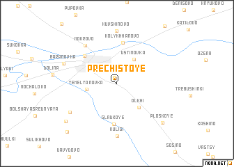 map of Prechistoye