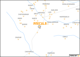 map of Precula