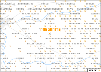 map of Pré dʼAmite