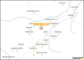 map of Predeluţ