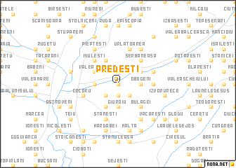 map of Predeşti