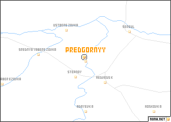 map of Predgornyy