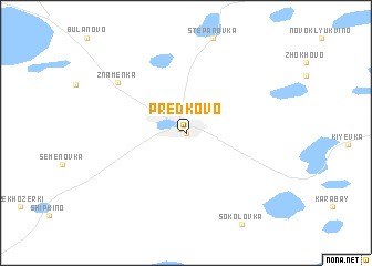 map of Predkovo