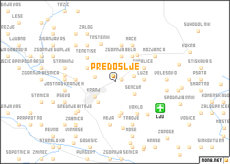 map of Predoslje