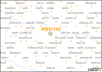 map of Preetzen
