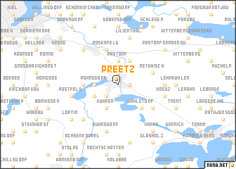 Preetz (Germany) map - nona.net