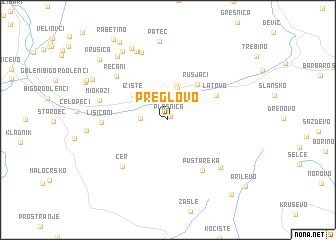 map of Preglovo