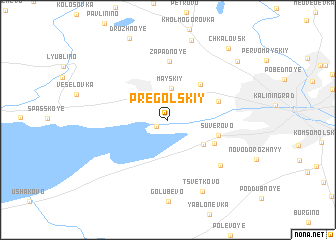 map of Pregolʼskiy