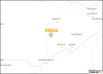 map of Prego