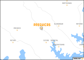 map of Preguiças