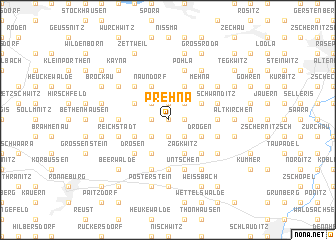 map of Prehna