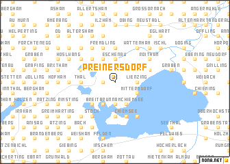 map of Preinersdorf