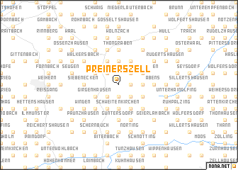 map of Preinerszell