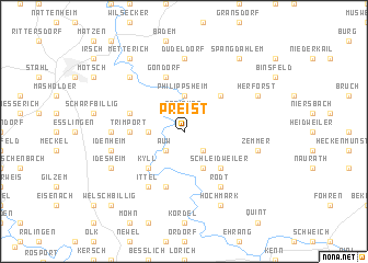 map of Preist