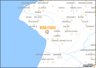 map of Preitoni