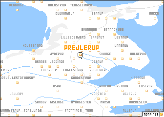 map of Prejlerup