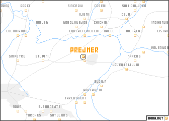 map of Prejmer