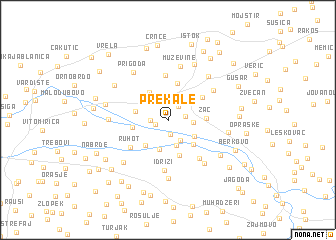 map of Prekale