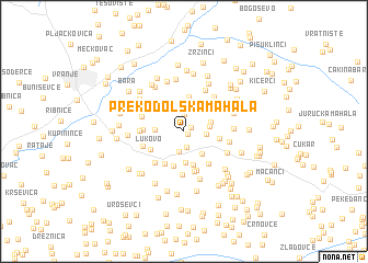 map of Prekodolska Mahala