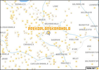 map of Prekoplanska Mahala