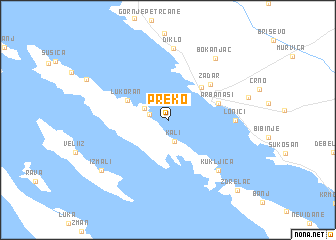 map of Preko