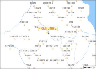 map of Prekumasi
