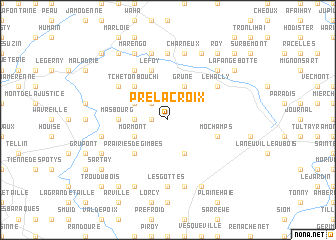 map of Pré Lacroix