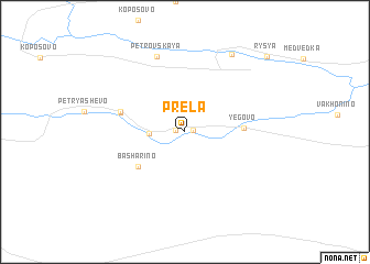 map of Prela