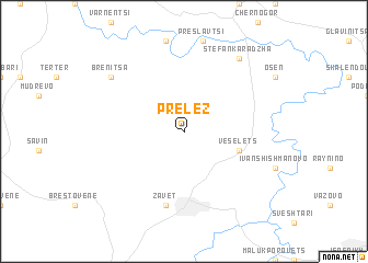 map of Prelez