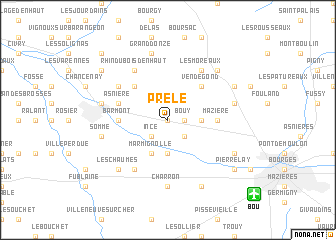 map of Prêle