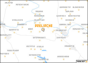 map of Prelipche