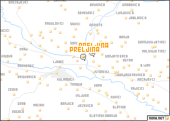 map of Preljina