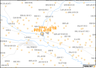 map of Preljina