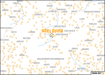 map of Prelovina