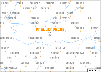 map of Preluca Veche