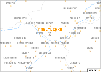 map of Prelyuchka